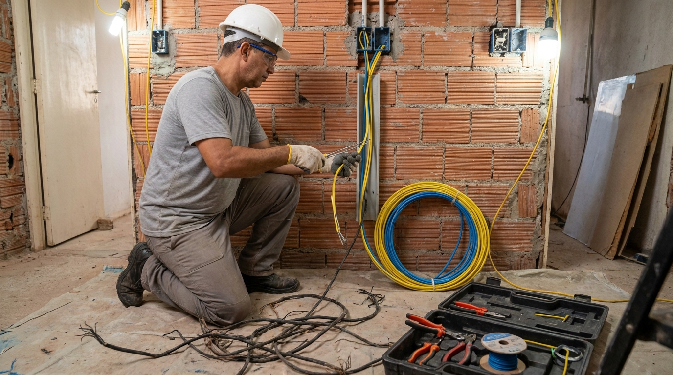 Adequação de Fiação em Guarapari‑ES