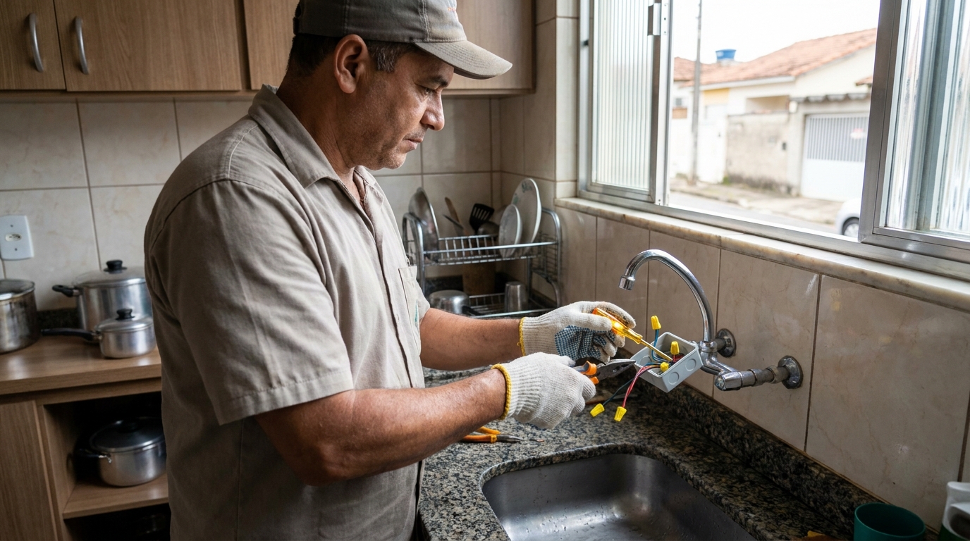 Adequação de Ponto Elétrico em Guarapari‑ES