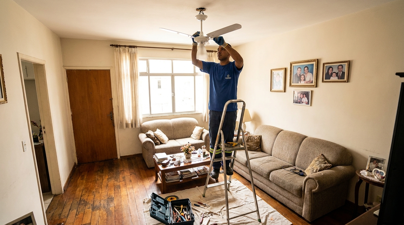 Substituição de Ventilador em Guarapari‑ES